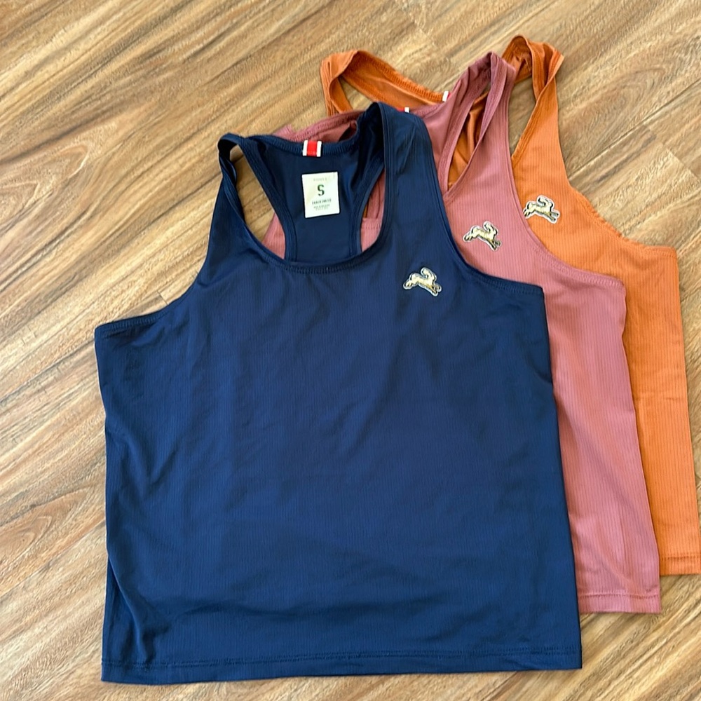 Like new tracksmith twilight crop - BLUE